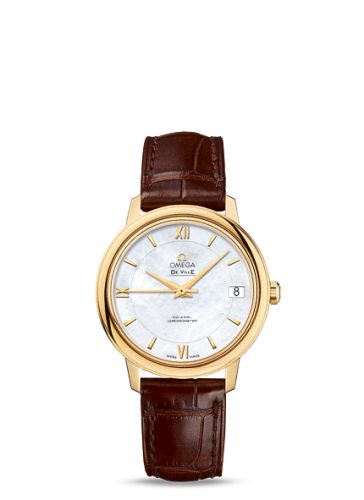 Omega De Ville Prestige Co-Axial 32.7 Yellow Gold / MOP